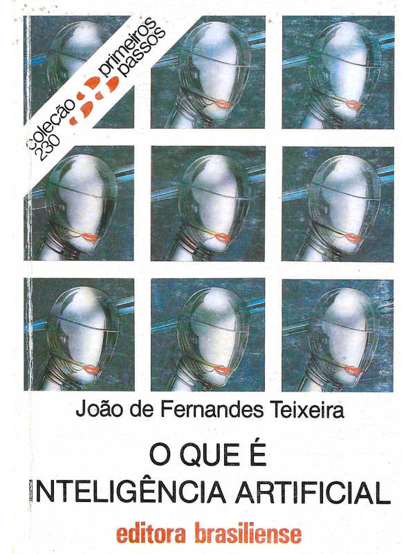 Capa do livro 'O que é Inteligência Artificial', de João Fernandes Teixeira